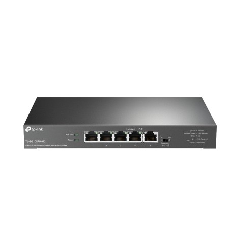 Omada 5-Port 25G Desktop Switch - High-Speed Connectivity & Power Over Ethernet (TL-SG105PP-M2)